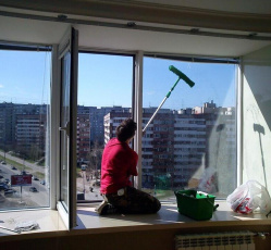 Мытье окон в однокомнатной квартире Уфа